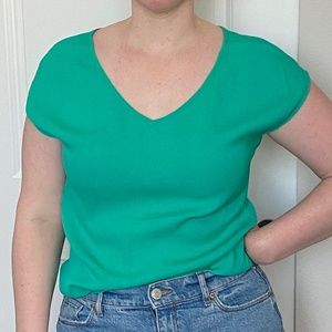 SMALL teal blouse